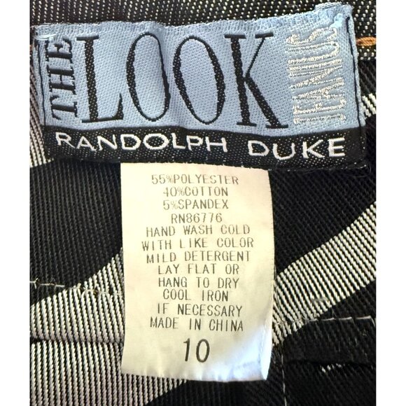 The Look By Randolph Duke Womens Charcoal Bootcut Flair Jeans 10 Lightweight EUC - Picture 5 of 6